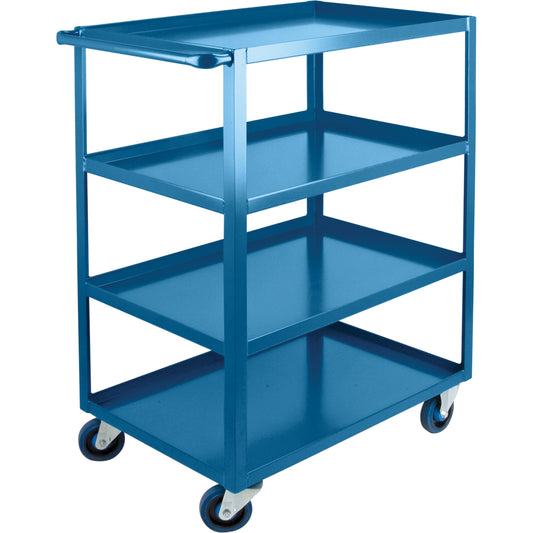 Heavy-Duty Shelf Carts, 4 Tiers, 24" W x 48" H x 51" D, 1200 lbs. Capacity