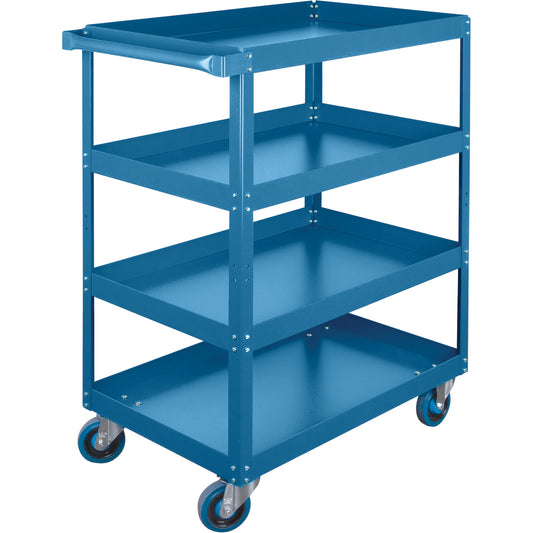 Shelf Carts , 4 Tiers, 18" W x 48" H x 30" D, 900 lbs. Capacity