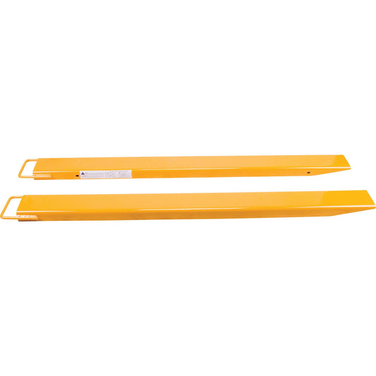 Fork Extensions, 96" L x 6" W, For Fork Width of 5"