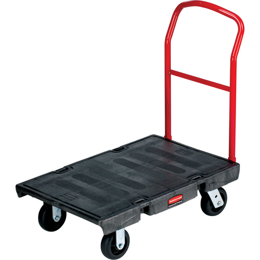 Heavy-Duty Platform Truck, 48" L x 24" W, 2500 lbs. Cap., Polyolefin Wheels