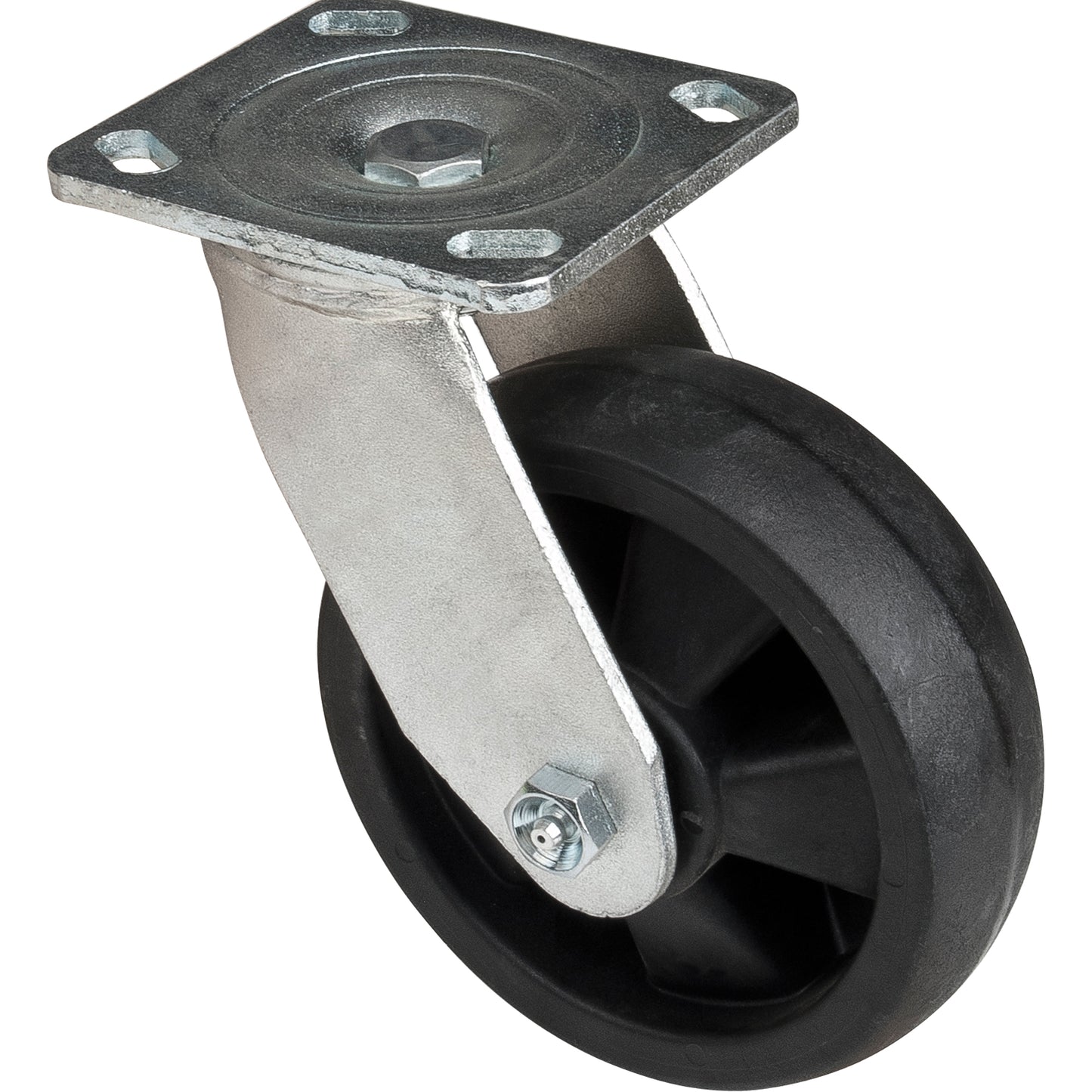 Hi-Temp Caster, Swivel, 6" (152.4 mm), Nylon, 880 lbs. (399 kg.)