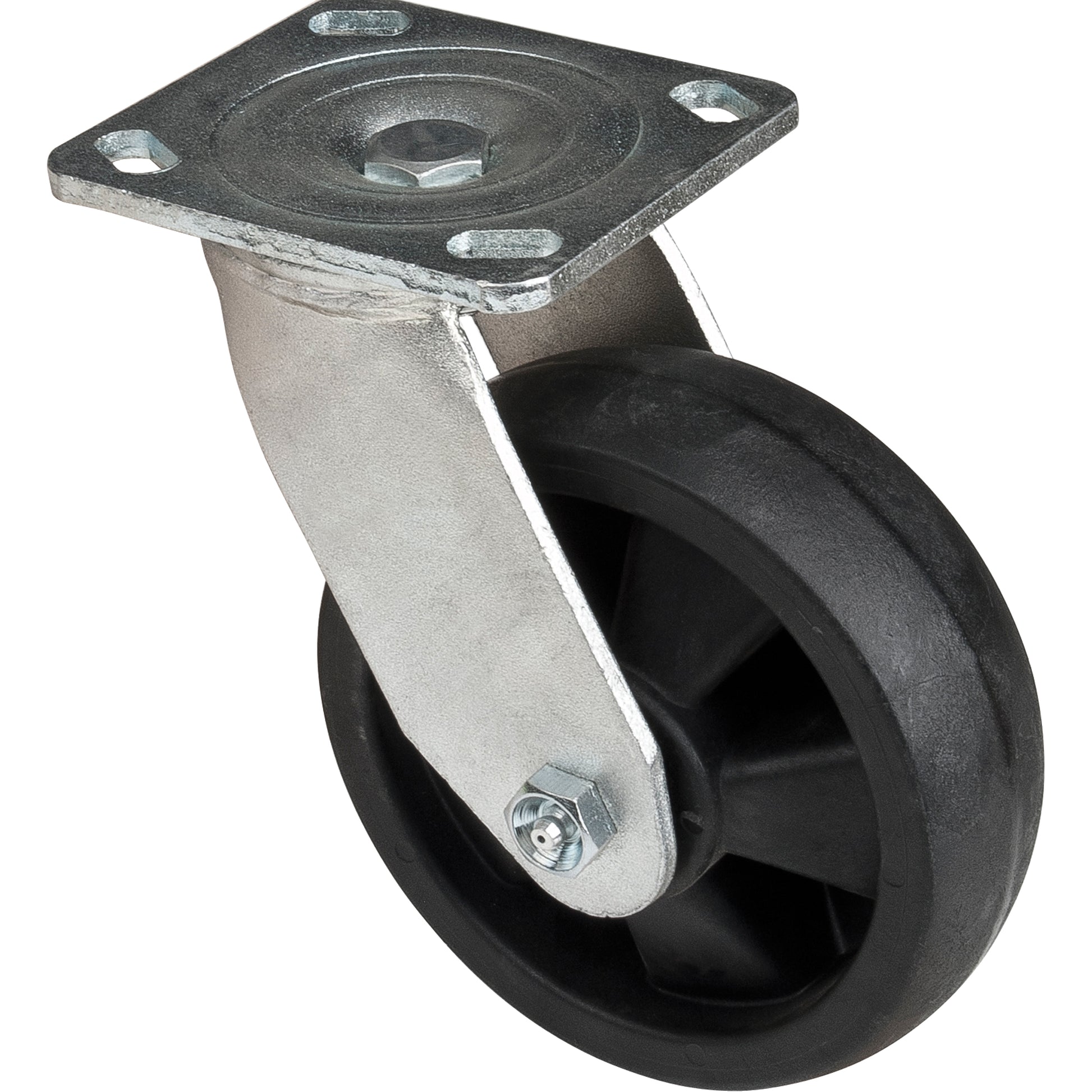 Hi-Temp Caster, Swivel, 6" (152.4 mm), Nylon, 880 lbs. (399 kg.)