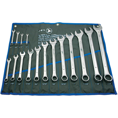 CWS-16S Combination Wrench Set, 16 Pieces, Imperial
