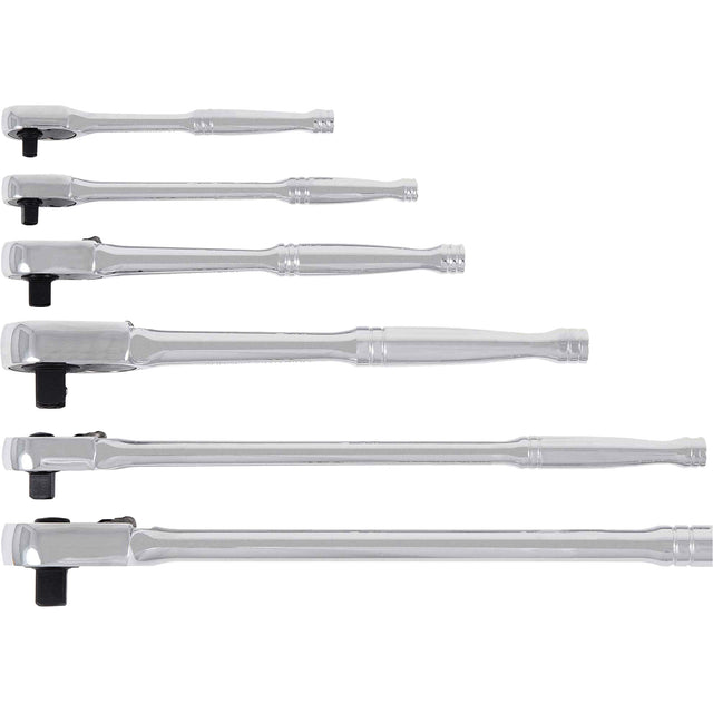 RHQ-12L Long Handle Oval Head Ratchet Wrench, 1/2" Drive, Plain Handle