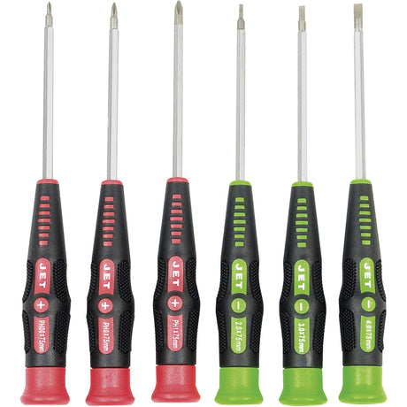 JPSD-6 Precision Screwdriver Set, 6, Magnetic