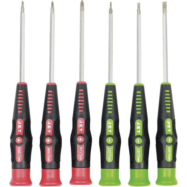 JPSD-6 Precision Screwdriver Set, 6, Magnetic