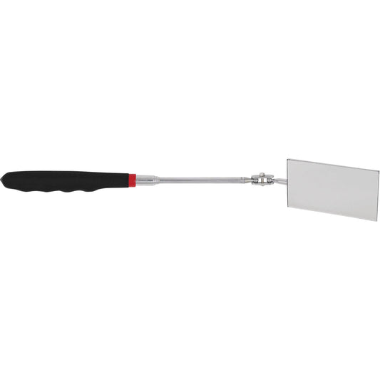 JET Large Face Telescopic Mirror, 2-1/8" H x 3-3/8" W, Rectangular, 11" - 15-1/2" Handle