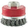 CKB2201T Knotted Cup Brush, 2-3/4" Dia. x 5/8"-11 Arbor