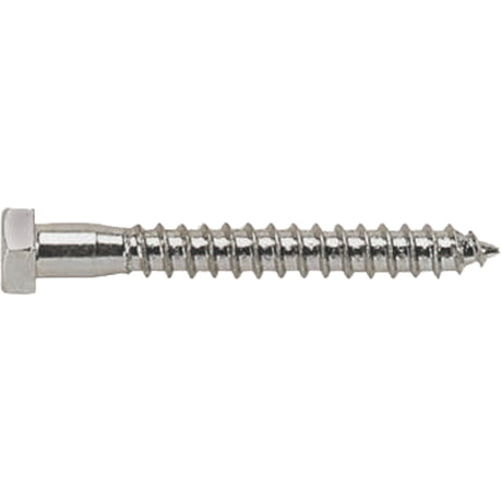 Lag Screw, 3/8" x 3" L, Plain