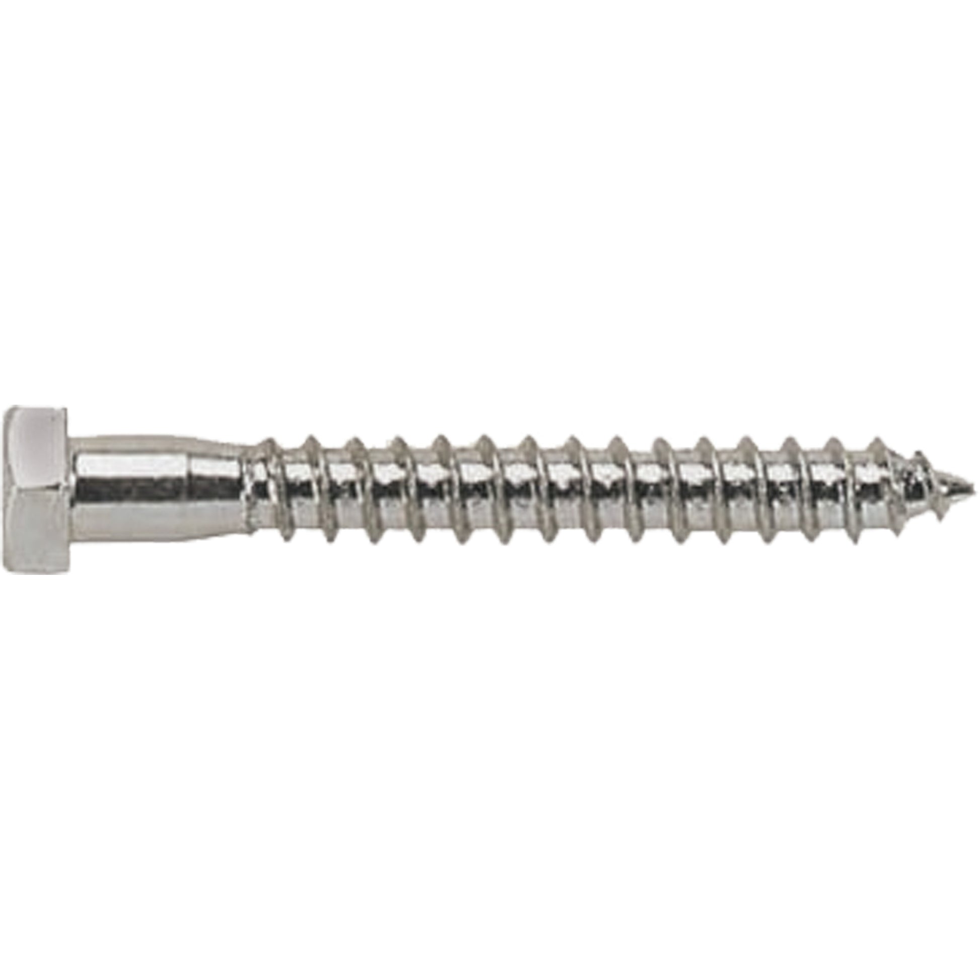 Lag Screw, 3/8" x 3" L, Plain