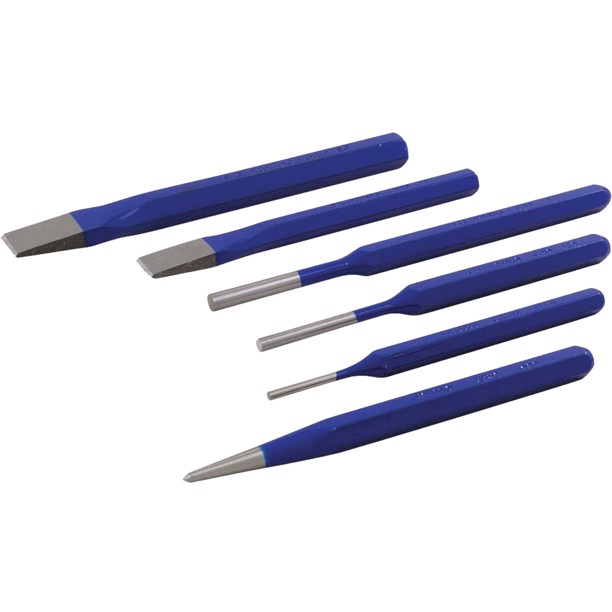 Punch & Chisel Set, 6 Pieces