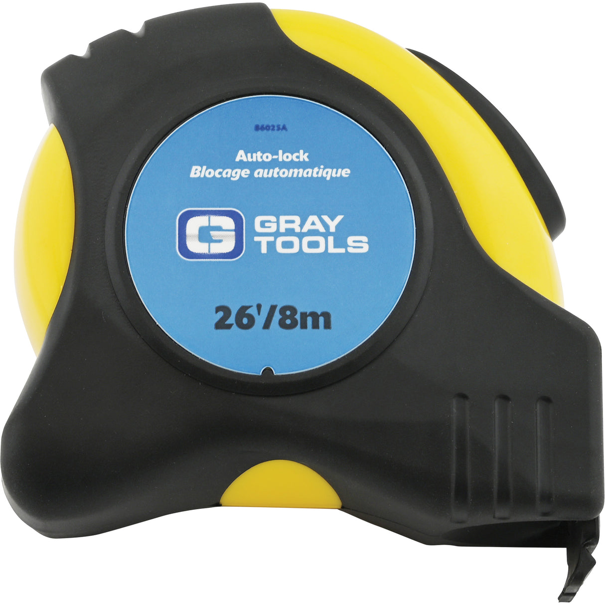 Auto-Lock Tape Measure, 1" x 26/8 m, Imperial & Metric Graduations