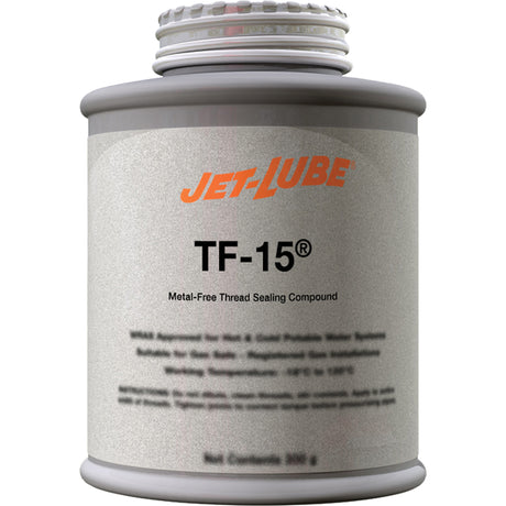 TF-15® Metal-Free Thread Sealing Compound, Brush-Top Can, 227 ml, -46° C - 315° C/50° F - 600° F
