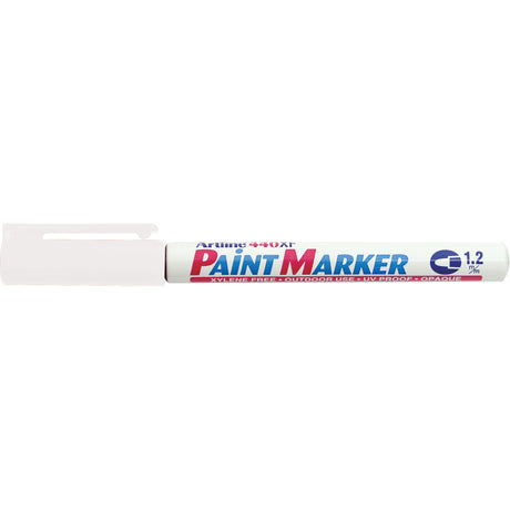 Jiffy Artline® Paint Marker, Liquid, White