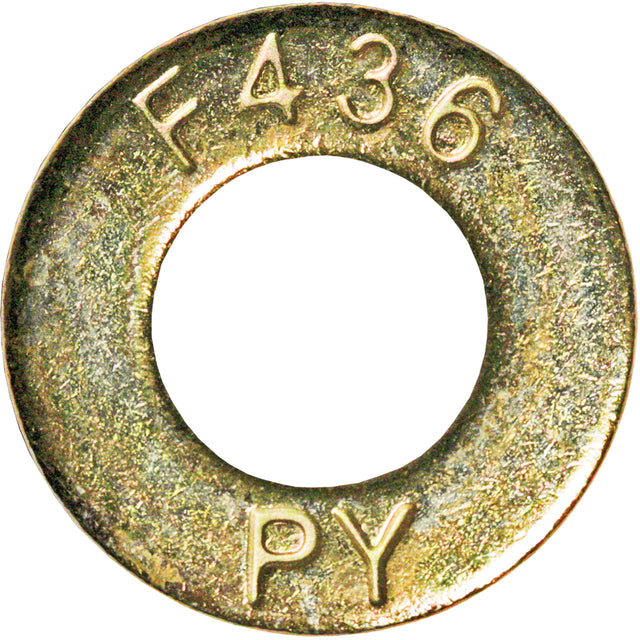 Structural Washer, 7/8", Yellow Zinc