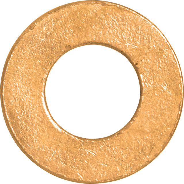 SAE Flat Washer, 1/2", Yellow Zinc