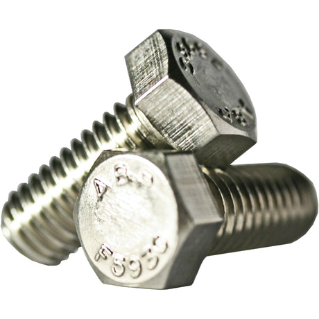 Hex Head Cap Screw, 1/4" Dia., 3/4" L, Stainless Steel, Grade 18-8 Stainless Steel