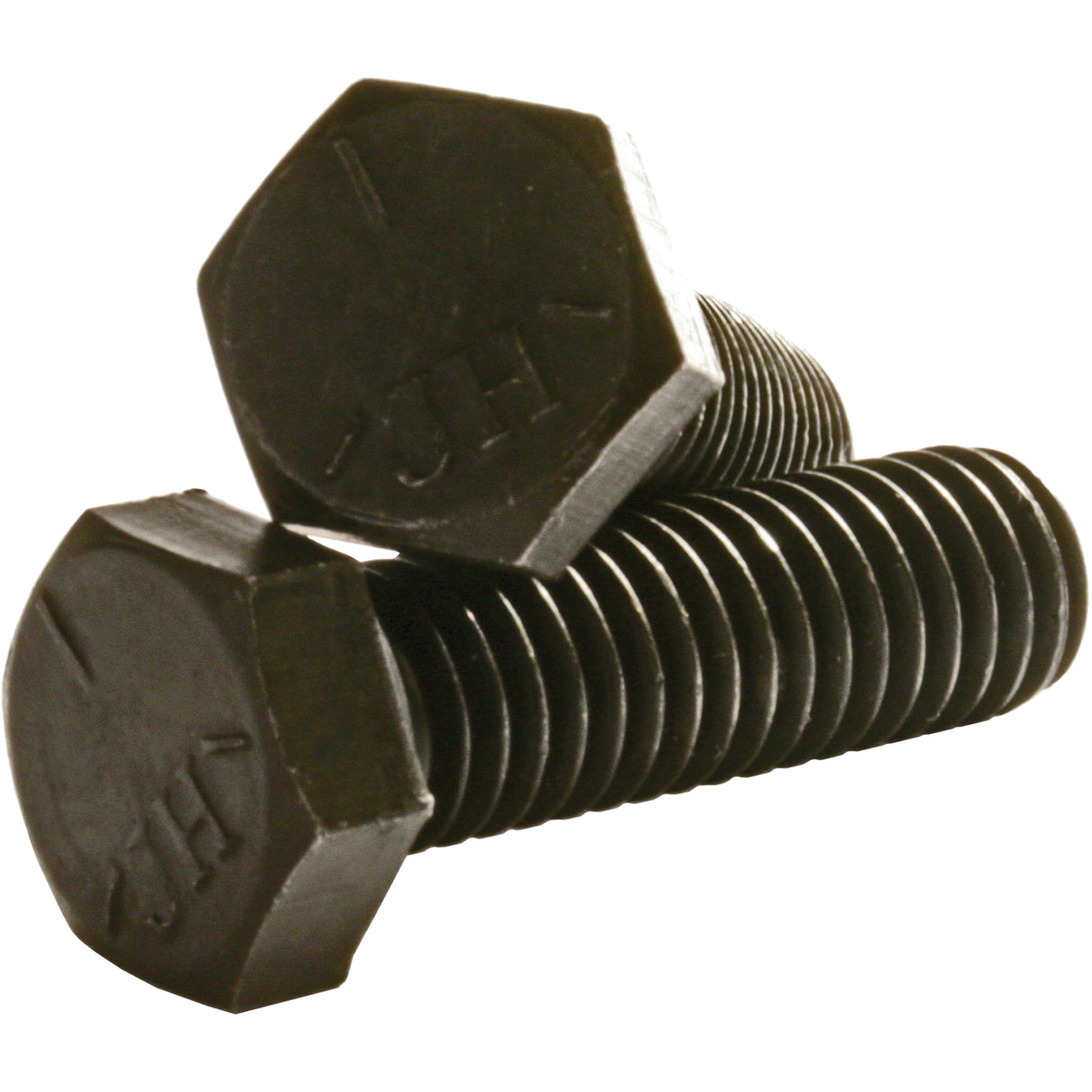 Hex Head Cap Screw, 7/16" Dia., 2" L, Zinc Plated, Coarse, Grade 5
