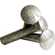 Carriage Bolt Full thread, 5/16" x 2-1/2" L, Galvanized, Coarse