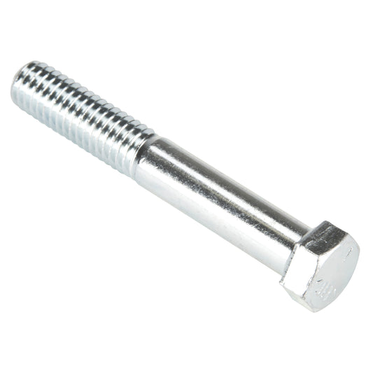 Hex Head Cap Screw, 7/16" Dia., 3" L, Zinc Plated, Coarse, Grade 5