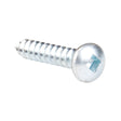 Tapping Screw Pan Head, #12 x 1-1/4" L, Zinc Plated