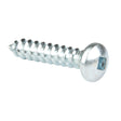 Tapping Screw Pan Head, #14 x 1-1/4" L, Zinc Plated