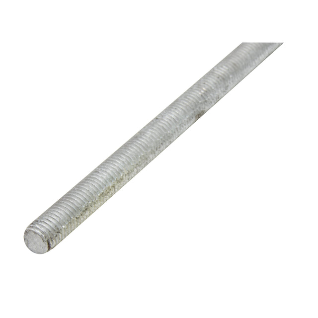 Threaded Rod, 7/8"-9, 144" L, Galvanized, Grade 2 Grade