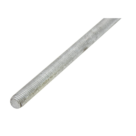 Threaded Rod, 5/16"-18, 144" L, Galvanized, Grade 2 Grade
