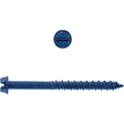 Hex Washer Slot SD Concrete Screws, 3/16" x 1-3/4" L, Zinc Plate