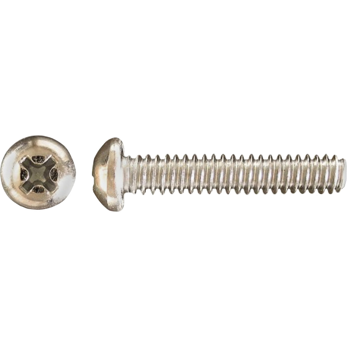 Pan Phillips HD Machine Screws, #10 x 3" L, Zinc Plated