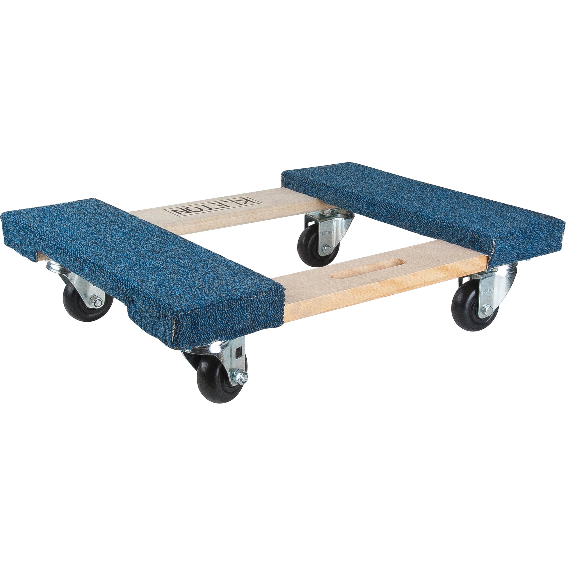 Carpeted Ends Hardwood Dolly, Wood Frame, 18" W x 30" L, 1000 lbs. Capacity