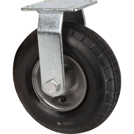 Pneumatic Casters, Rigid, 8" (203.2 mm), Pneumatic, 350 lbs. (158.8 kg.)