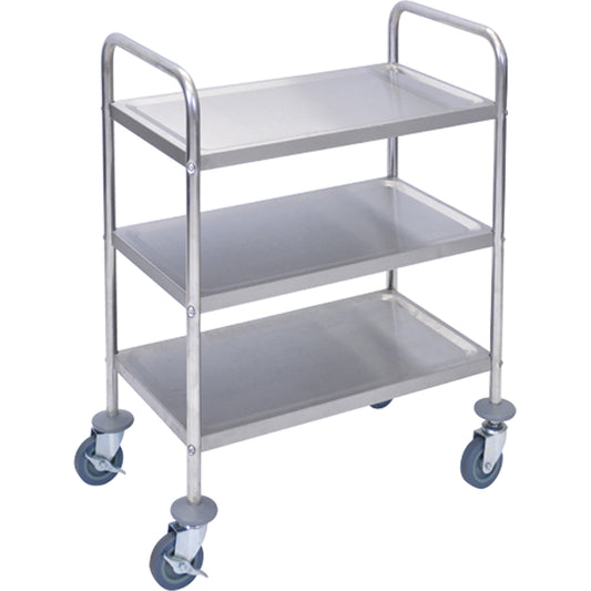 Shelf Cart, 3 Tiers, 16" W x 35" H x 26" D, 200 lbs. Capacity