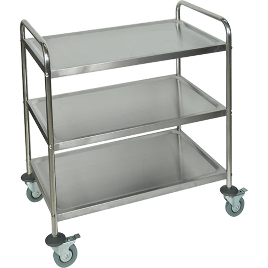 Shelf Cart, 3 Tiers, 21" W x 37" H x 23-1/2" D, 200 lbs. Capacity