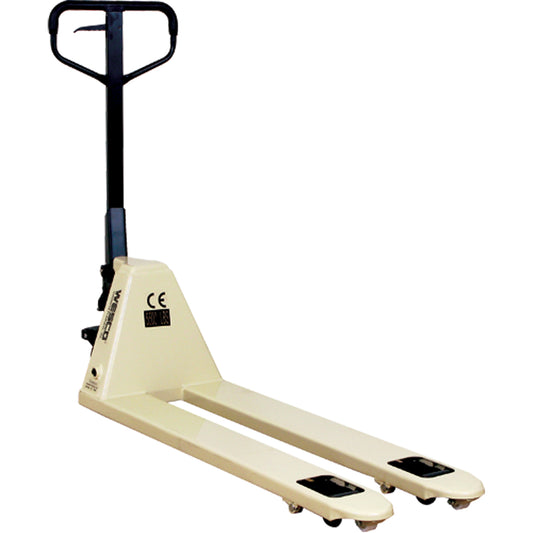 Narrow Aisle Pallet Trucks, Steel, 48" L x 18" W, 5500 lbs. Capacity