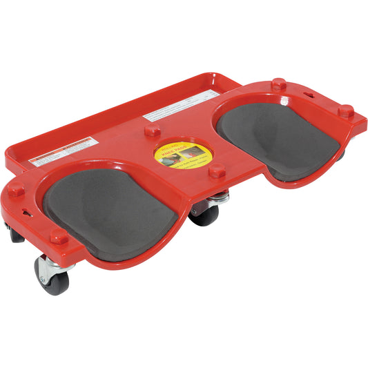Rolling Knee Dolly, Plastic, Red, 350 lbs. Capacity