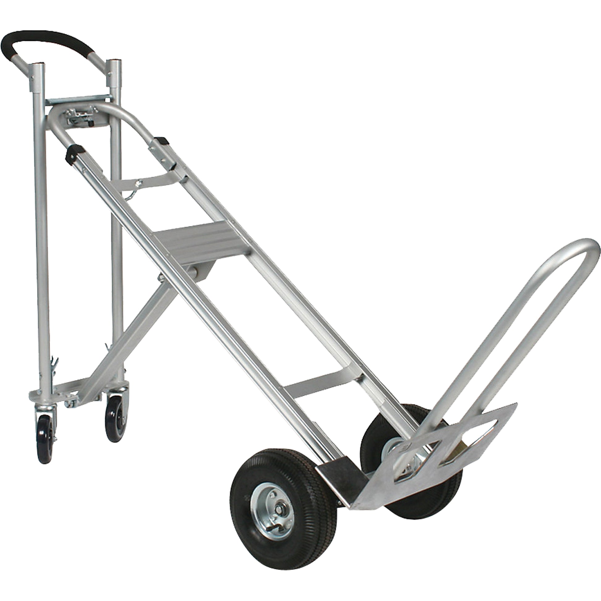 Three-Position Spartan III™ Convertible Hand Truck, Aluminum, 750 lbs. Capacity
