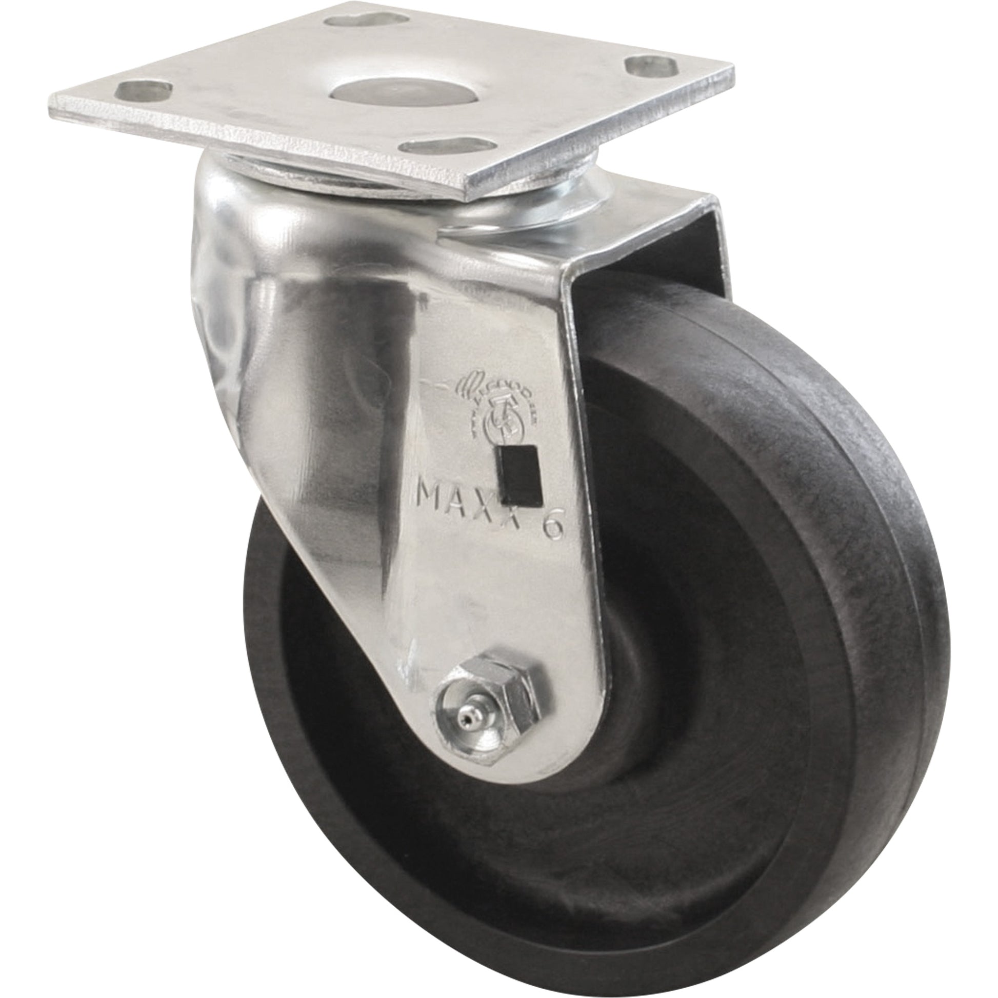 Emaxx™ Lava™ Caster, Swivel, 5" (127 mm), High Temp Nylon, 800 lbs. (363 kg.)