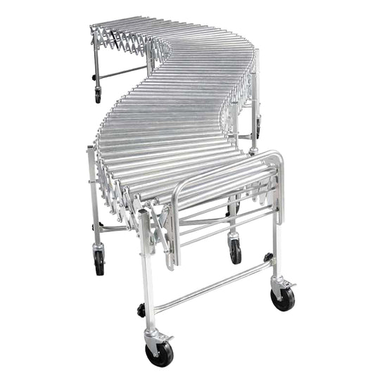 Nestaflex® Expandable/Flexible Conveyors, 24" W x 12' 10" L, 200 lbs. per lin. ft. Capacity