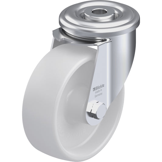 Nylon Caster, Swivel, 4" Dia., 330 lbs. (149.69 kg.) Capacity