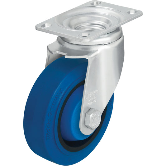 Caster, Swivel, 5" (127 mm), Hard Rubber, 400 lbs. (181 kg.)