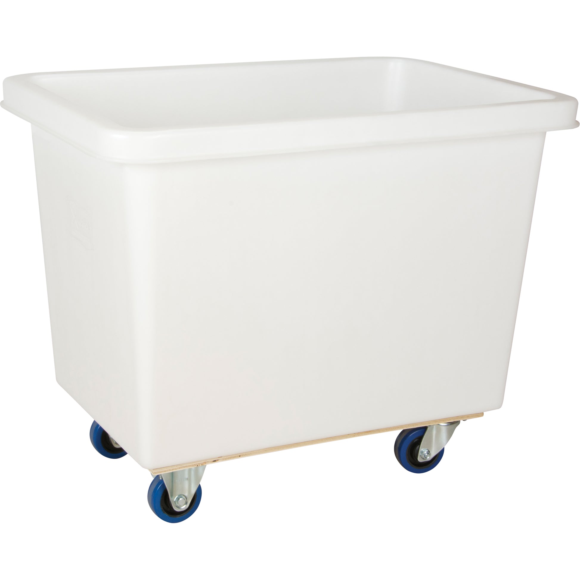Tapered Wall Box Truck, White Polyethylene, 33" L x 20" W x 29" H, 7 cu. ft. Volume, 600 lbs. Capacity