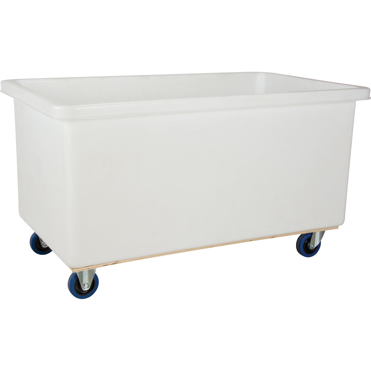 Straight Wall Box Truck, White Polyethylene, 51" L x 33" W x 39" H, 25 cu. Ft. Volume, 600 lbs. Capacity