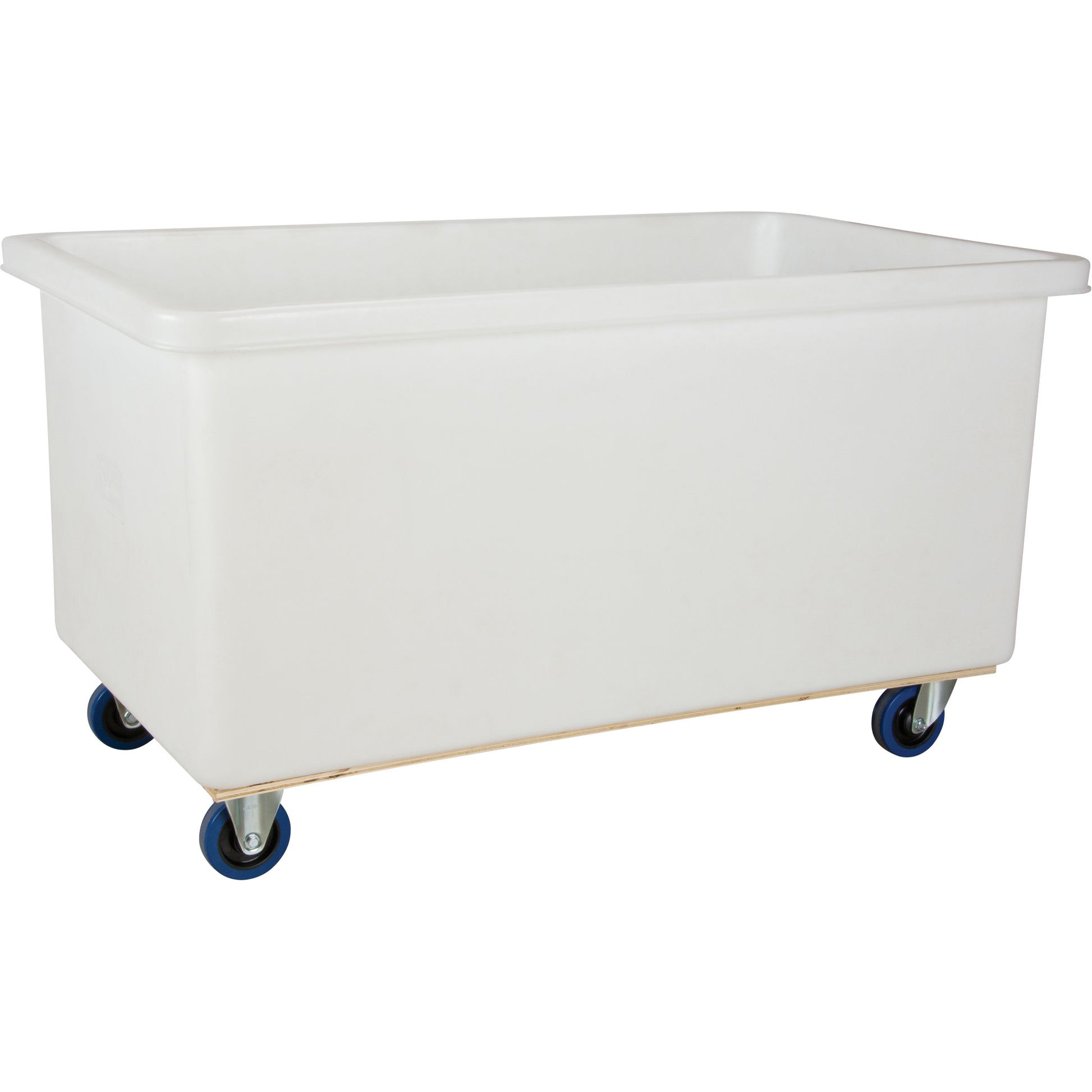 Straight Wall Box Truck, White Polyethylene, 51" L x 33" W x 39" H, 25 cu. Ft. Volume, 600 lbs. Capacity