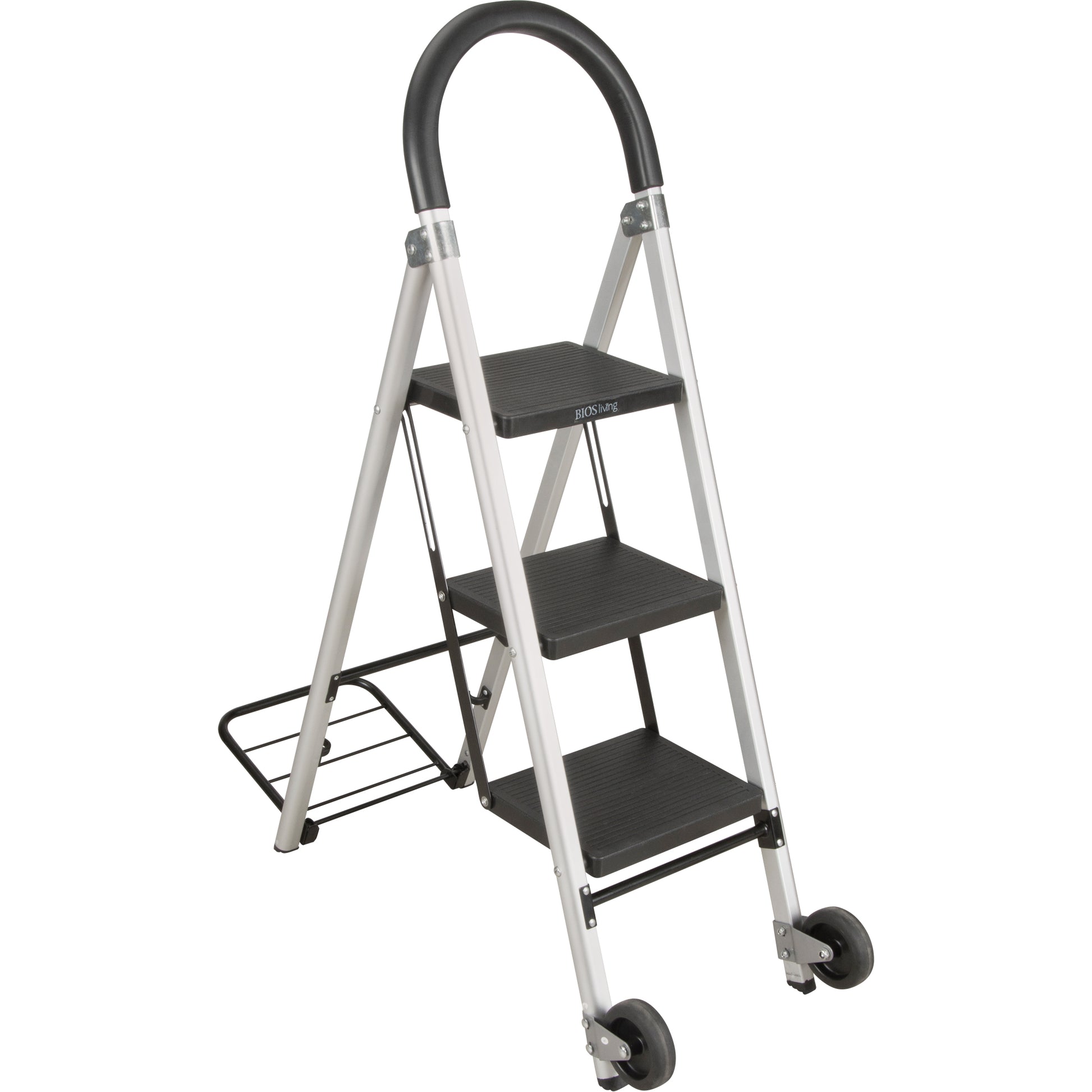 Step Stool Ladder, 3 Steps, 20" x 18" x 38-1/2" High