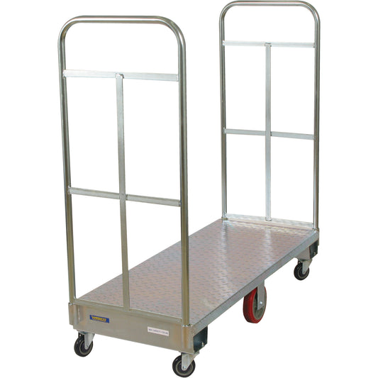 U-Boat Platform Truck, 60" L x 24" W, 1750 lbs. Capacity, Polyurethane Casters