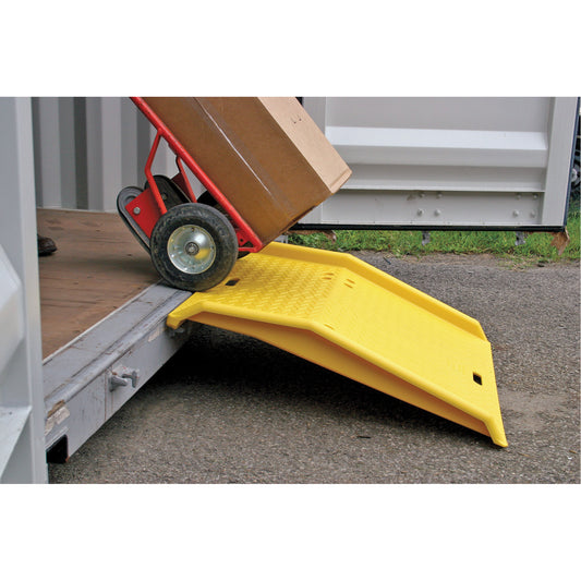 Portable Poly Shipping Container Ramp, 750 lbs. Capacity, 35" W x 36" L