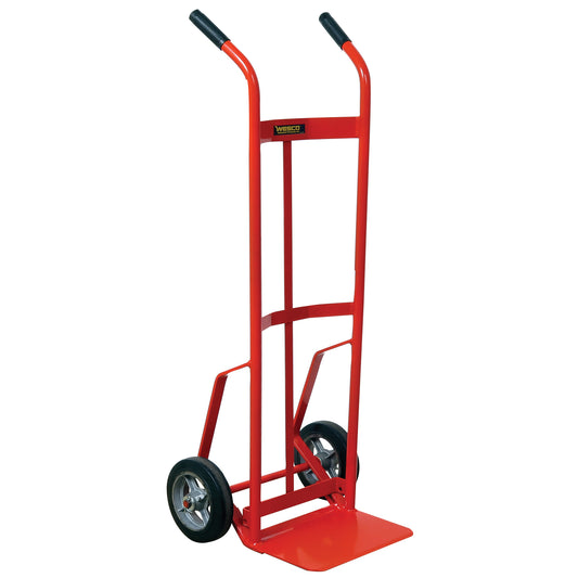 Hand Truck with Reinforced Noseplate - 136RN-HB, Dual Handle, Steel, 51" Height, 800 lbs. Capacity