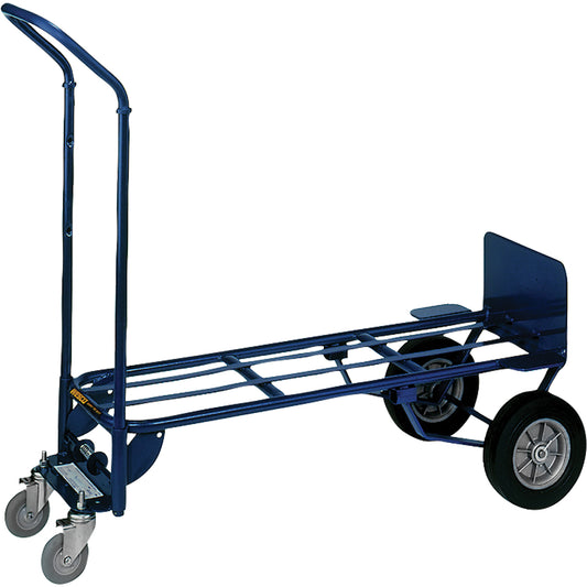 156-S23-Z2 Deluxe Industrial Convertible Hand Truck, Steel, 1000 lbs. Capacity