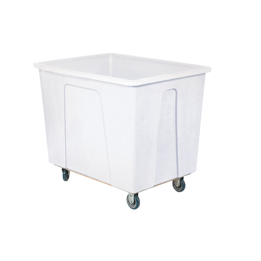 Box Truck, White Polyethylene, 46" L x 34" W x 40" H, 25 cu. Ft. Volume, 600 lbs. Capacity